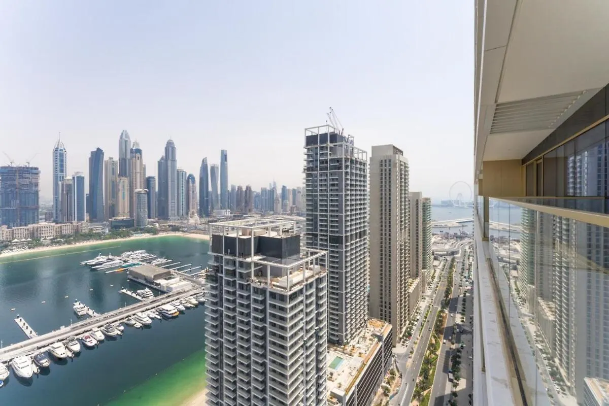Upscale 2-Br With Sea View - Grand Bleu By Elie Saab Apartment Dubai