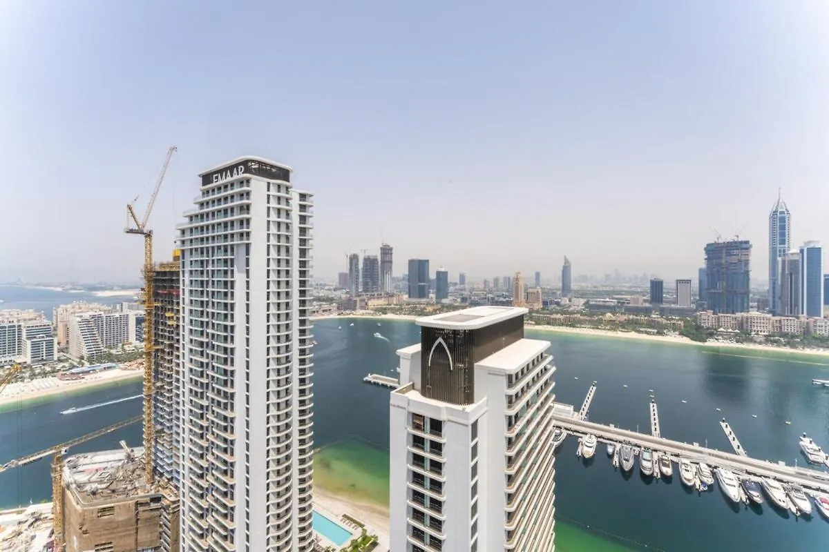 Upscale 2-Br With Sea View - Grand Bleu By Elie Saab Apartment Dubai