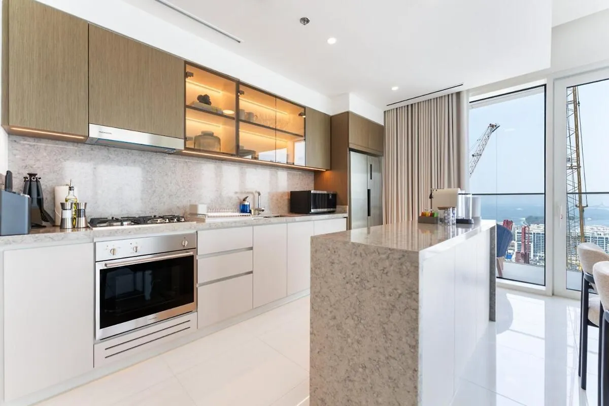 Upscale 2-Br With Sea View - Grand Bleu By Elie Saab Apartment Dubai United Arab Emirates