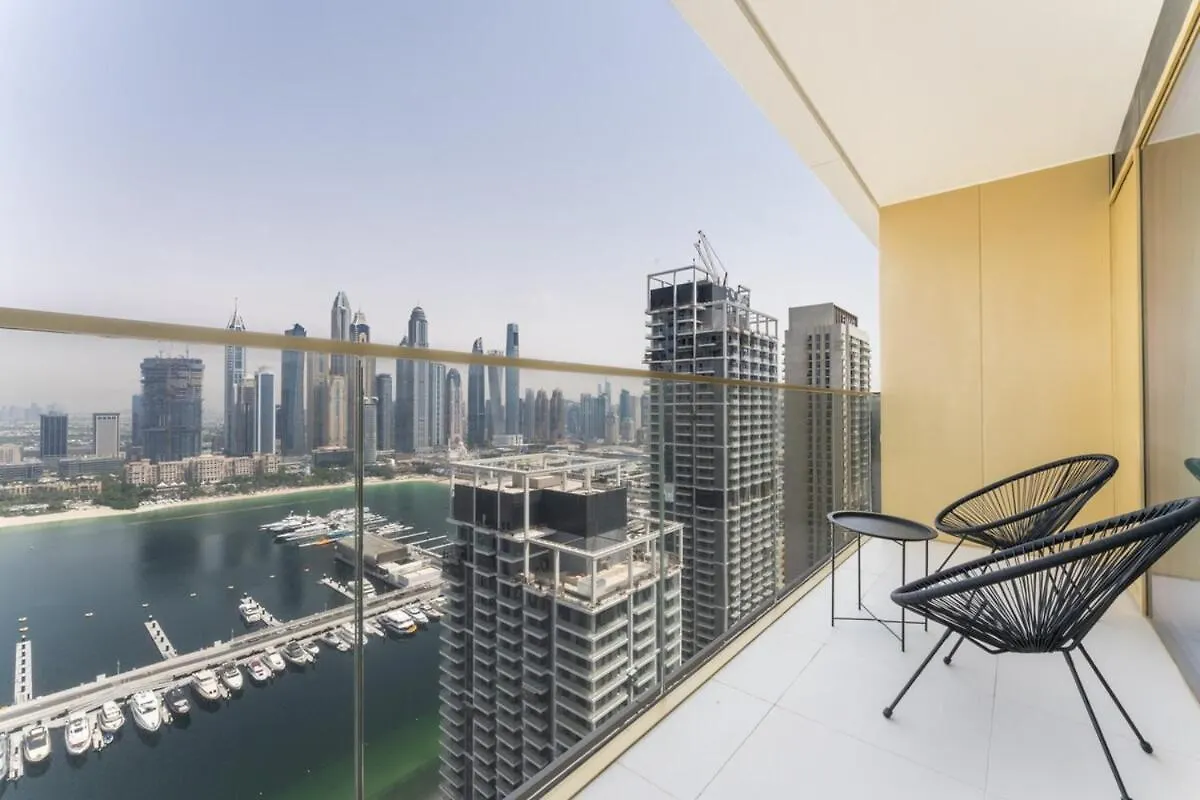 Upscale 2-Br With Sea View - Grand Bleu By Elie Saab Apartment Dubai 0*,